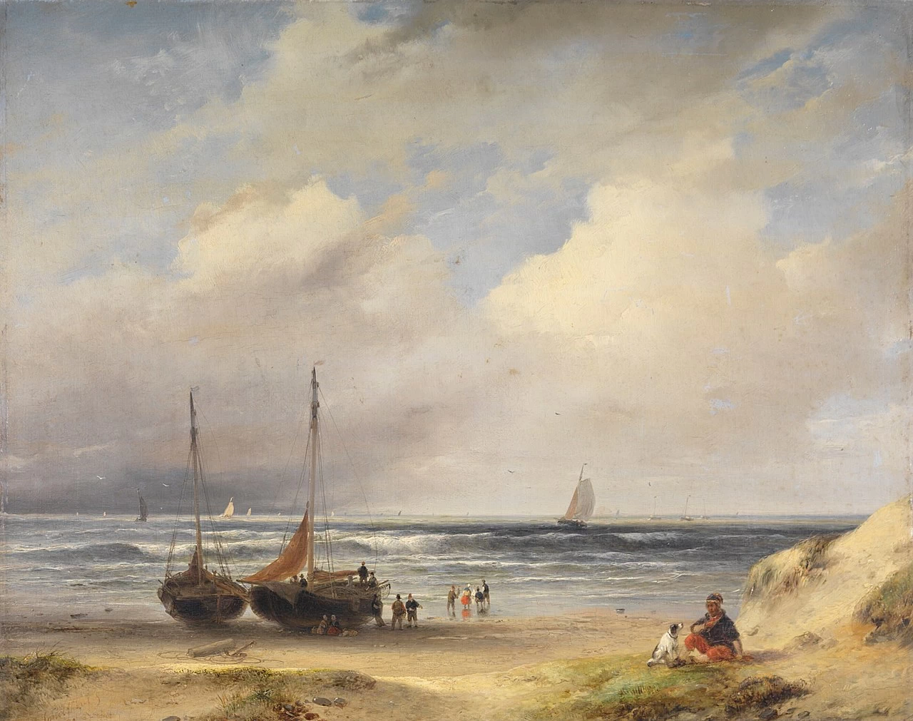 Scena sulla spiaggia - Museum Boijmans Van Beuningen